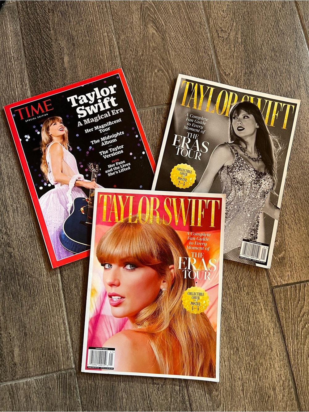 Taylor Swift Eras Tour Magazine Lot of 3 TIME + Collector Fan Guides Posters